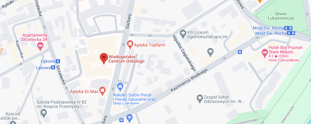 Pokaż Wielkopolskie Centrum Onkologii na mapie