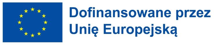 Logo Unii Europejskiej - dofinasowanie przez Unię Europejską